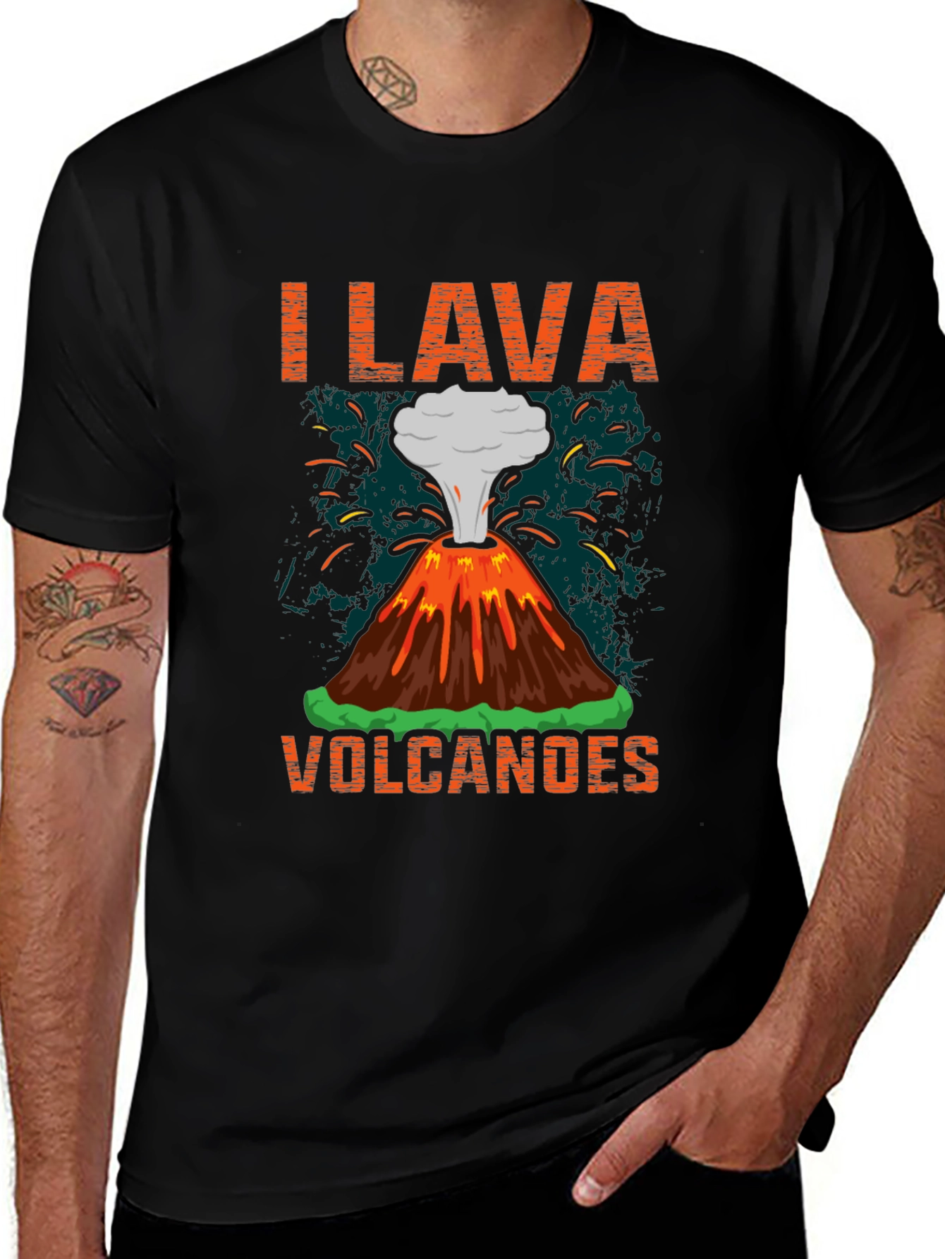 I Lava Volcanoes Graphic T-Shirt - Unisex