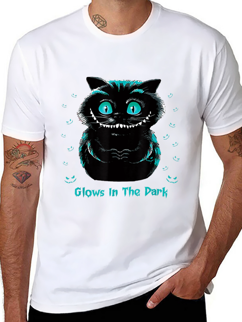 Glow in the Dark Cheshire Cat T-Shirt