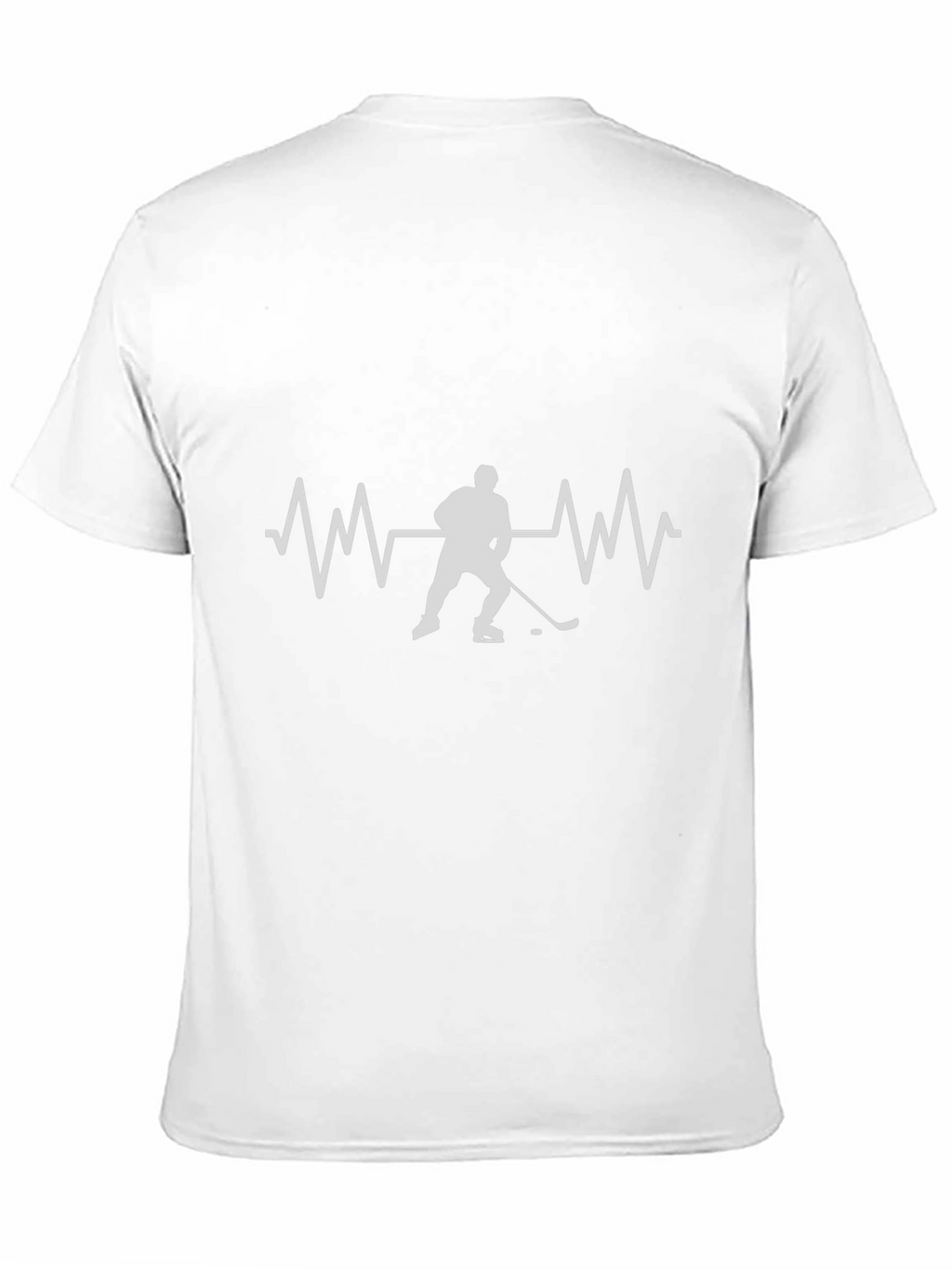 Hockey Heartbeat T-Shirt - Black
