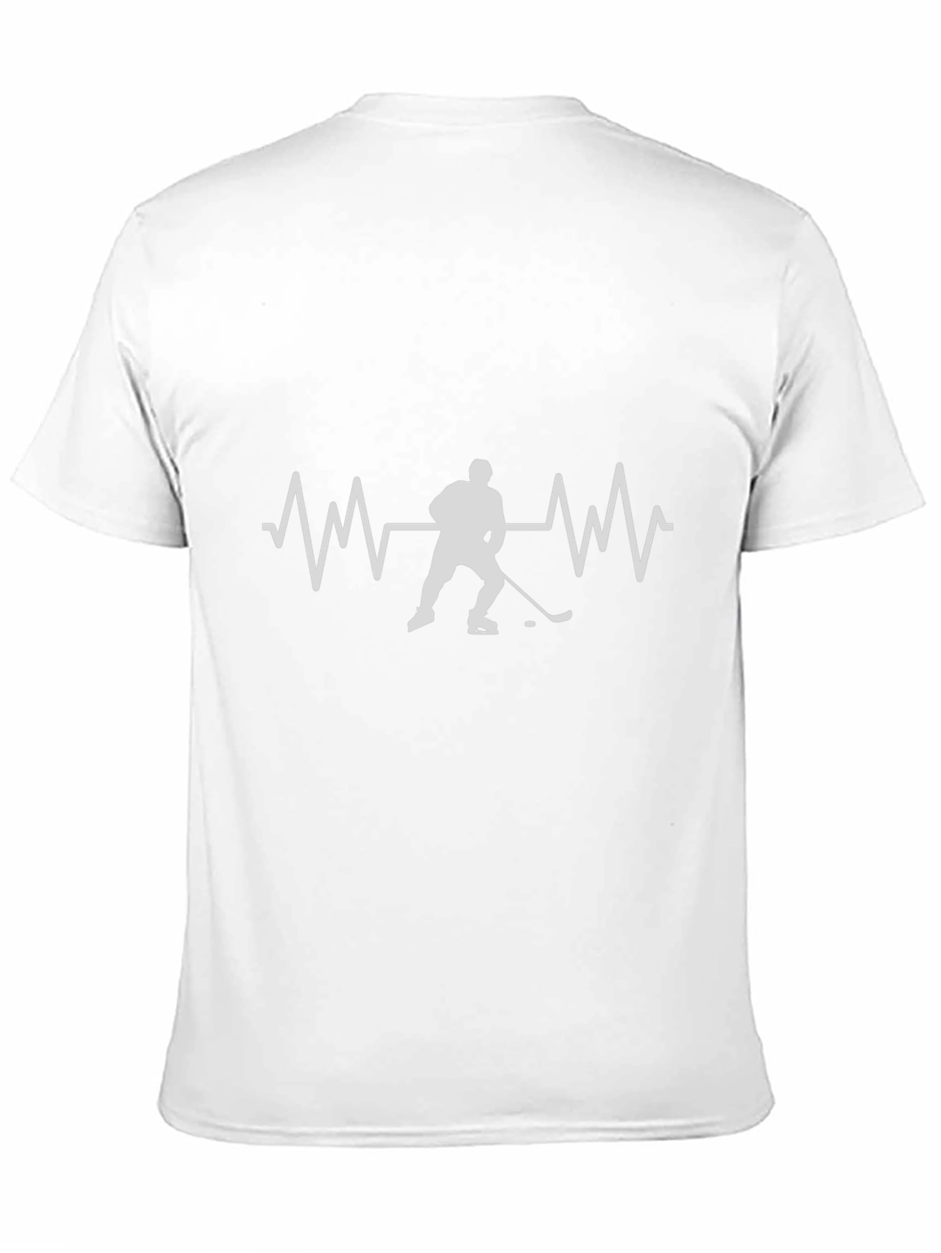 Hockey Heartbeat T-Shirt - Black