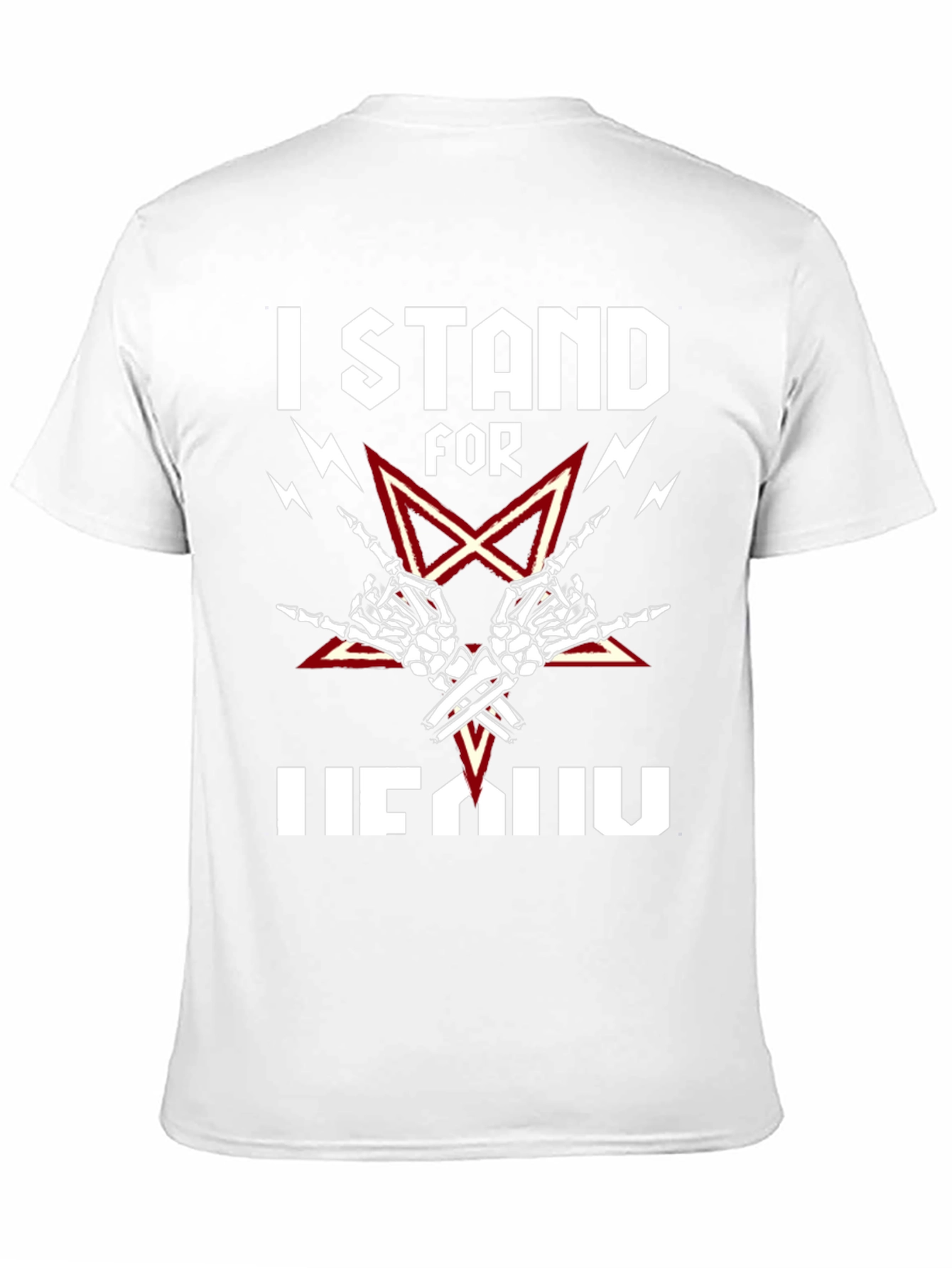 I Stand For Heavy Metal Black T-Shirt