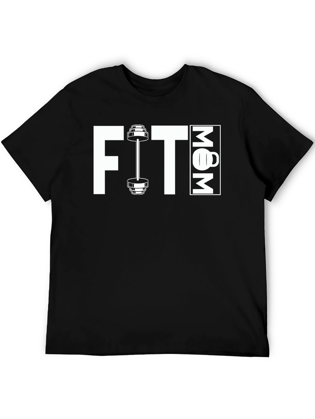 Fit Mom Black T-Shirt