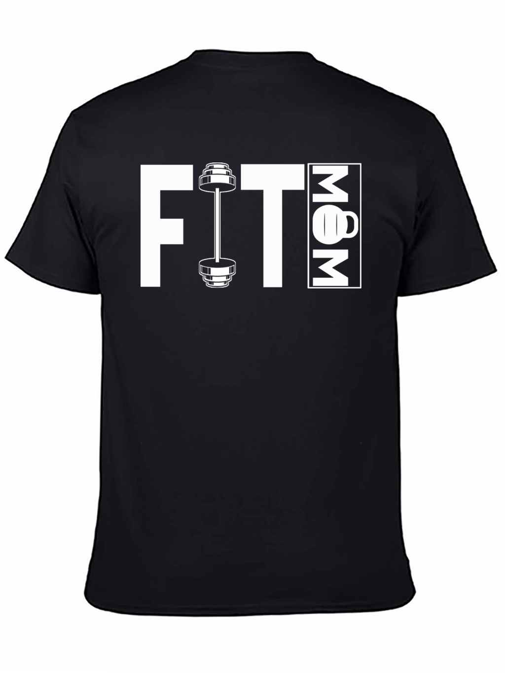 Fit Mom Black T-Shirt