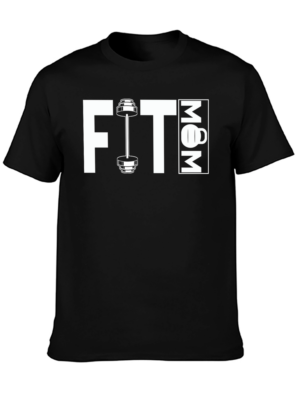 Fit Mom Black T-Shirt