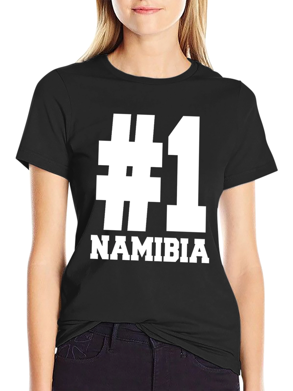 Namibia #1 Black T-Shirt
