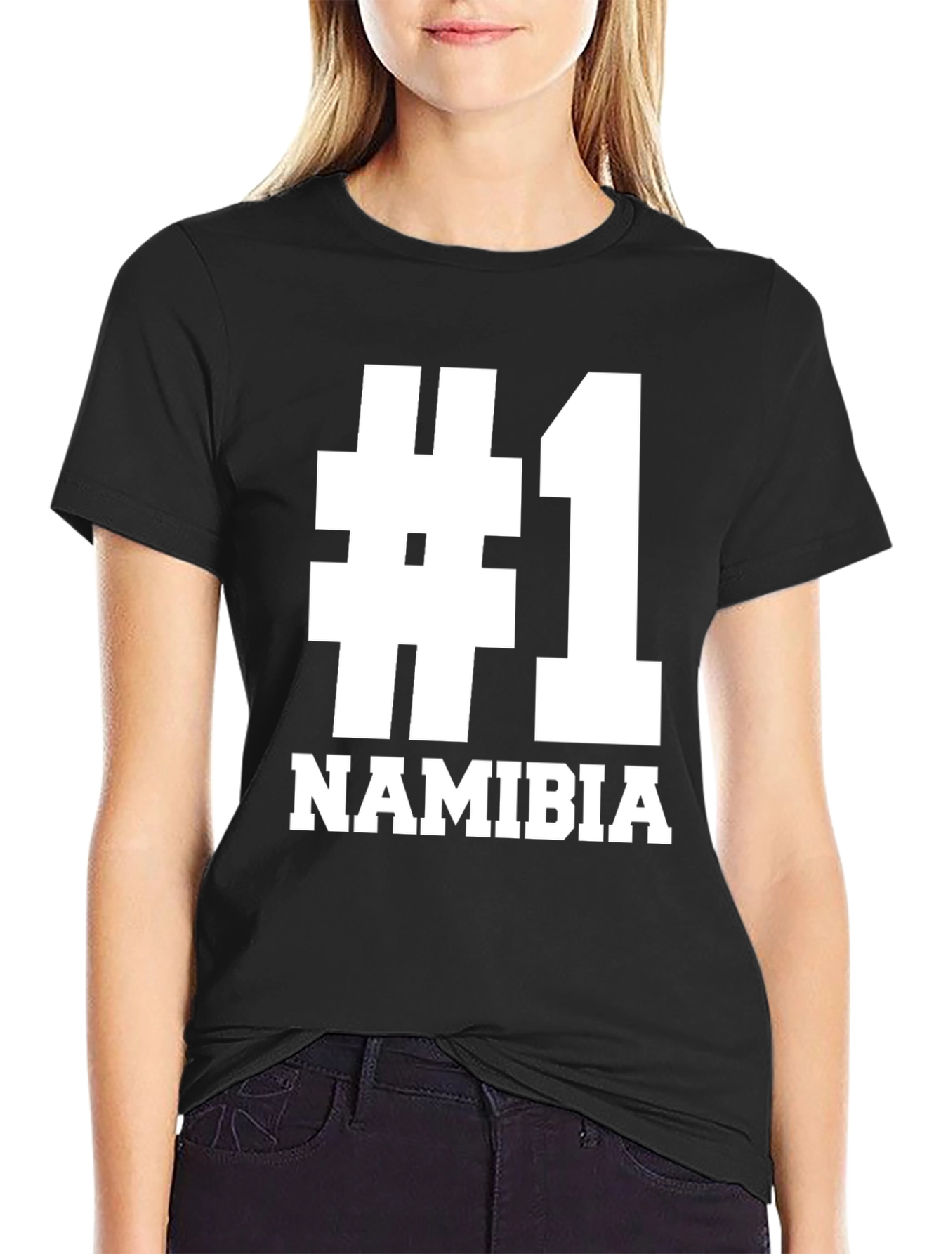 Namibia #1 Black T-Shirt