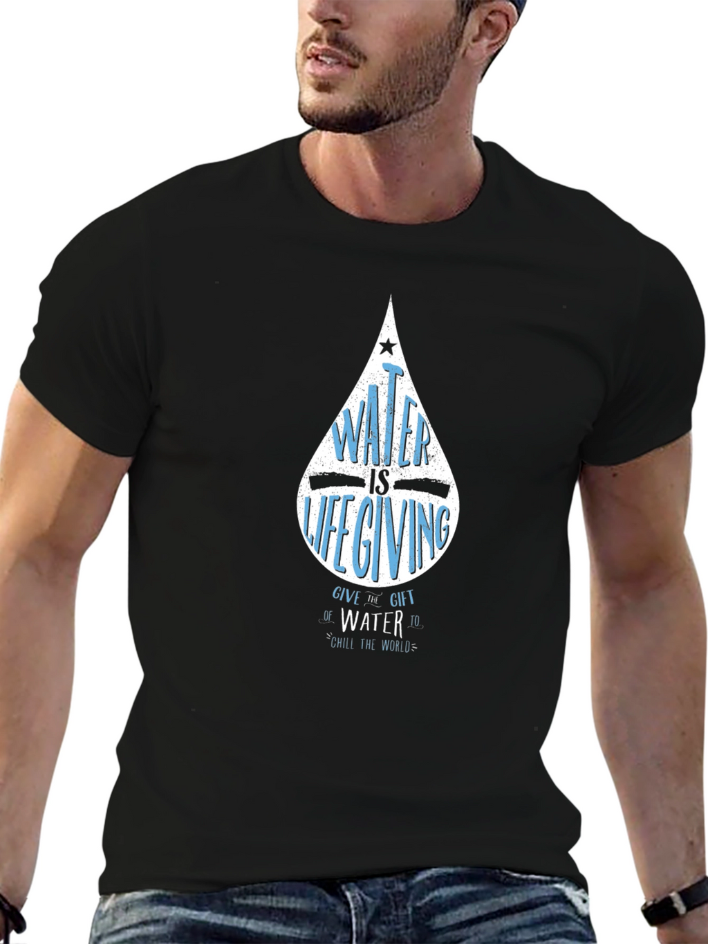 Water is Life Graphic T-Shirt