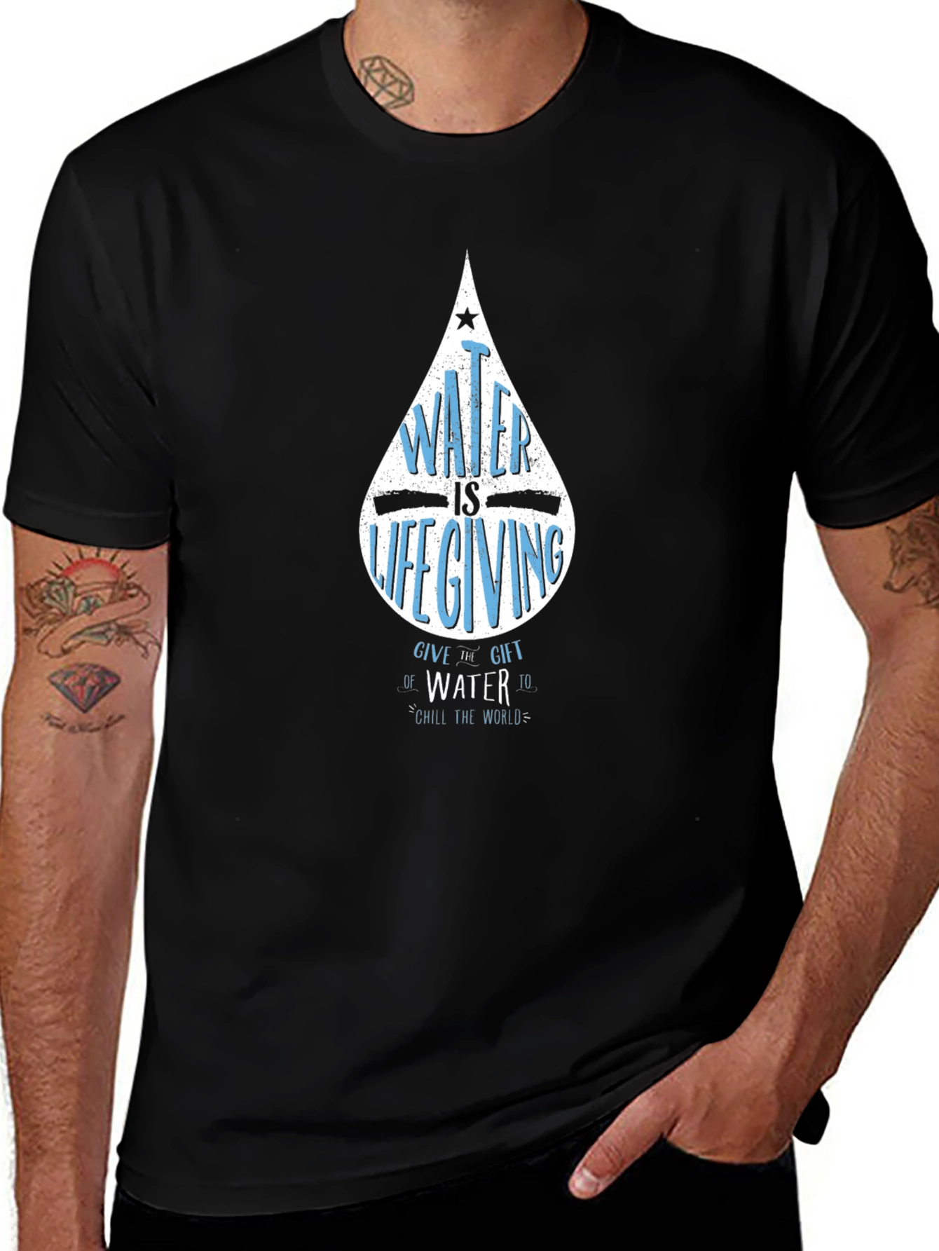 Water is Life Graphic T-Shirt