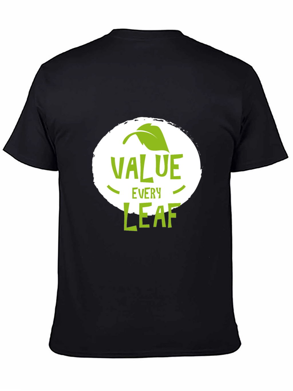 Value Every Leaf Black T-Shirt