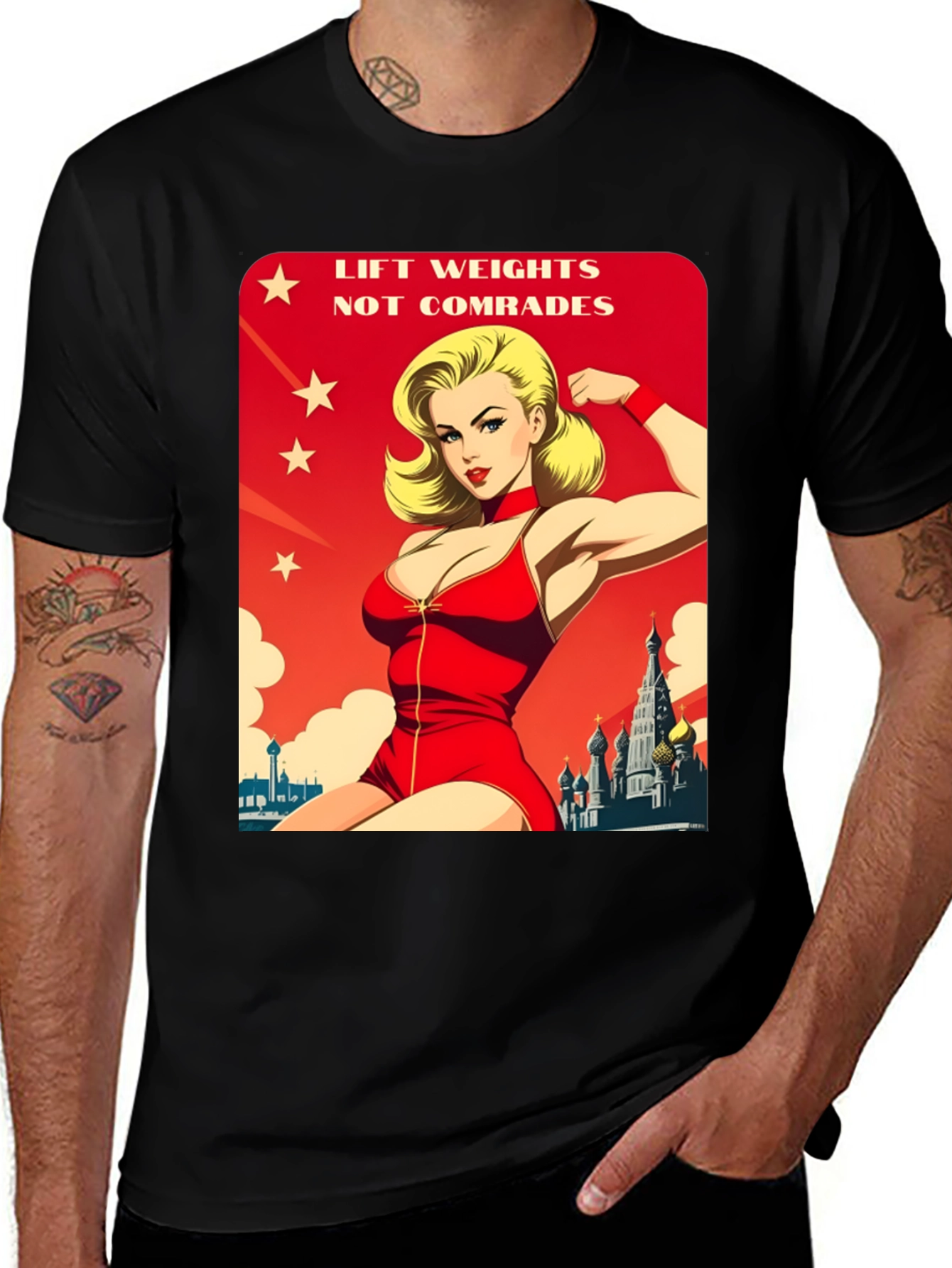 Lift Weights Not Comrades T-Shirt