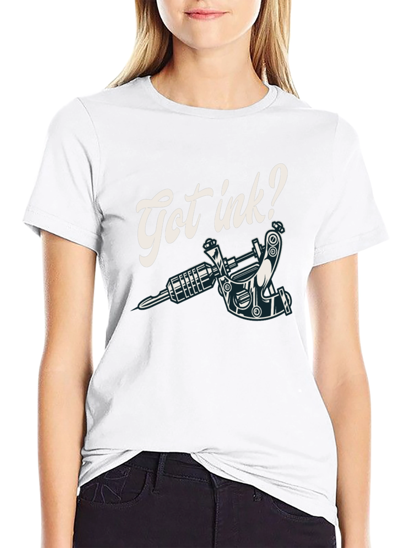 Got Ink? Black Graphic T-Shirt