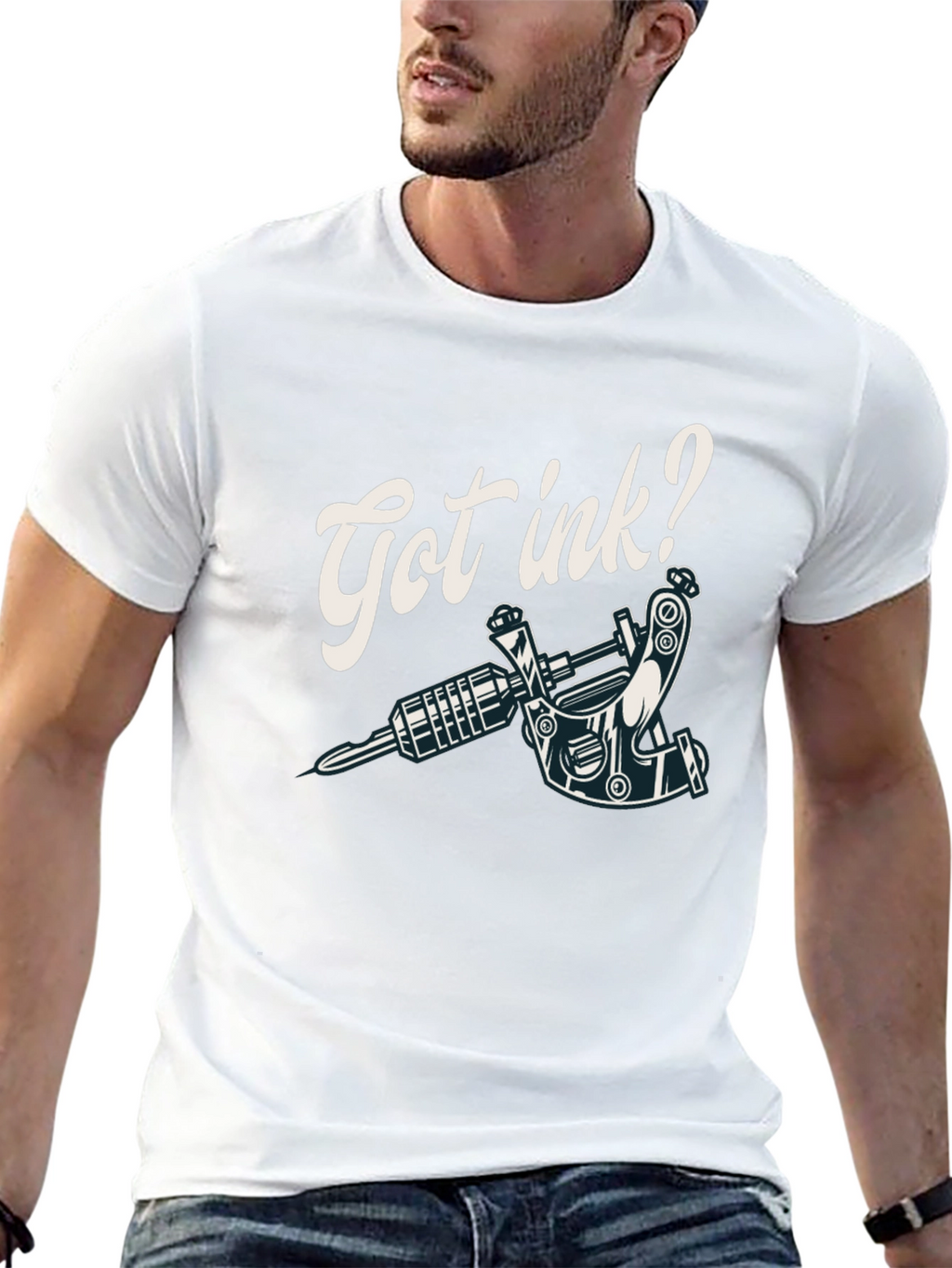 Got Ink? Black Graphic T-Shirt