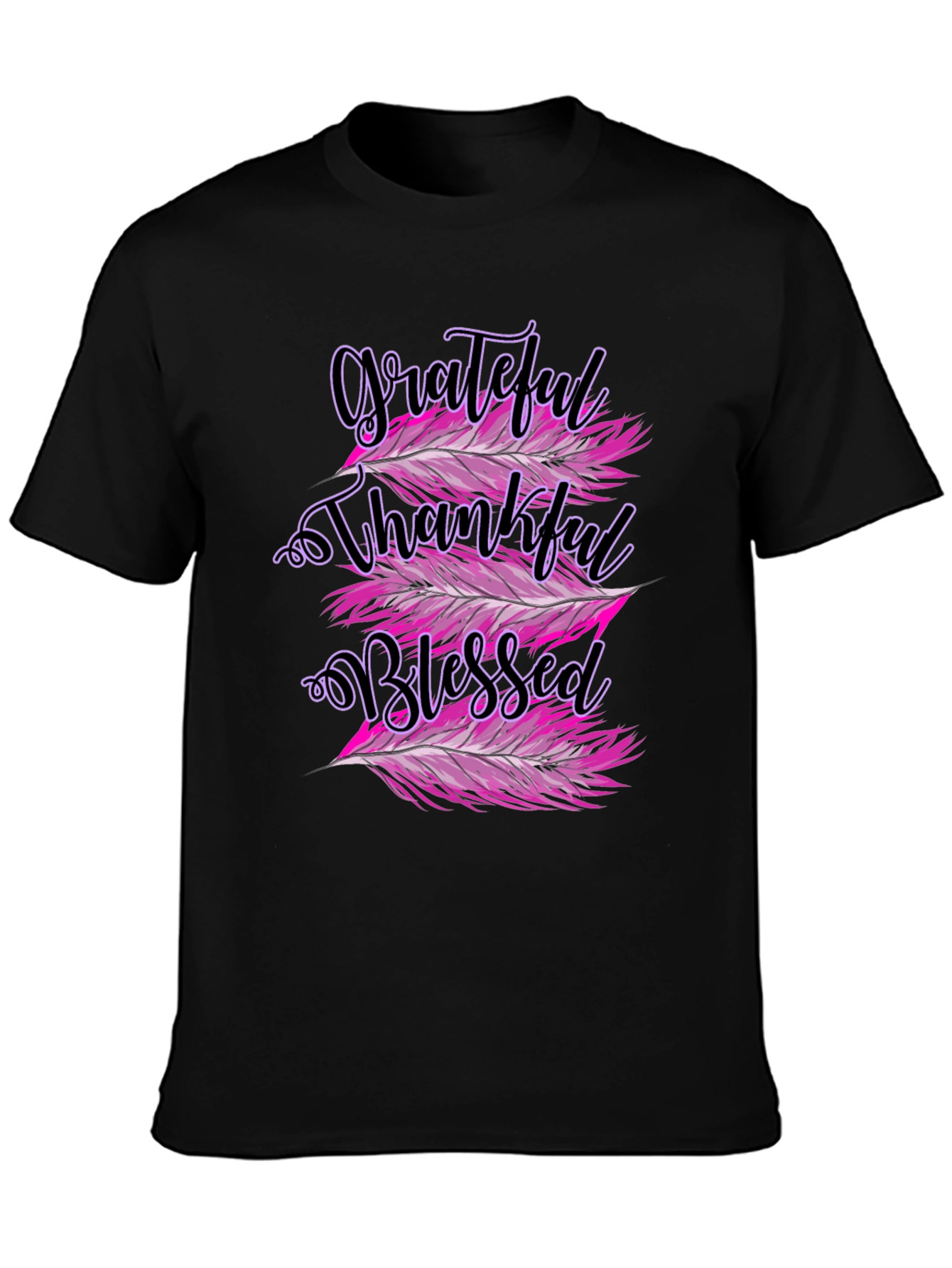 Grateful Thankful Blessed Graphic Tee