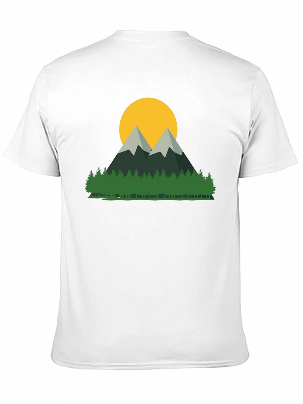 Mountain & Sun Graphic Tee - Nature Lovers Shirt