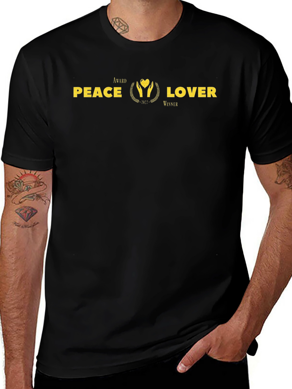 Peace Lover Award Winner Graphic T-Shirt