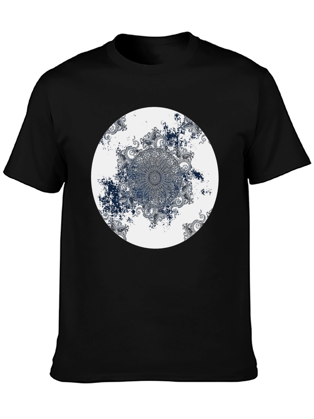 Mandala Circle Graphic Tee - Unique Stylish Design