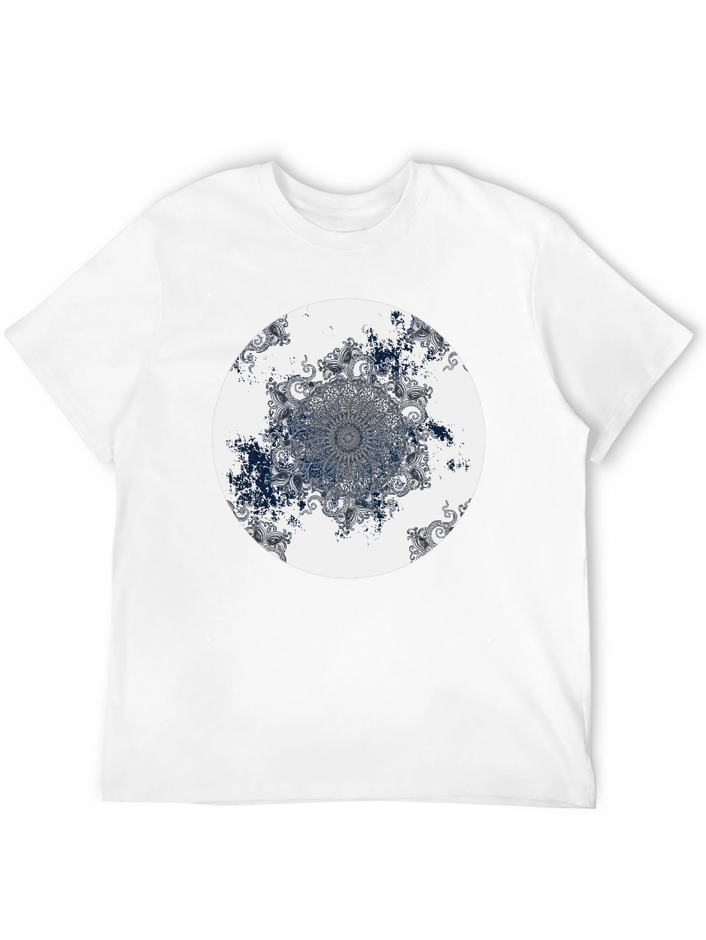 Mandala Circle Graphic Tee - Unique Stylish Design