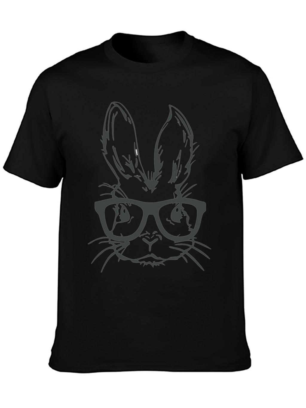 Hipster Bunny T-Shirt - Stylish Rabbit with Glasses