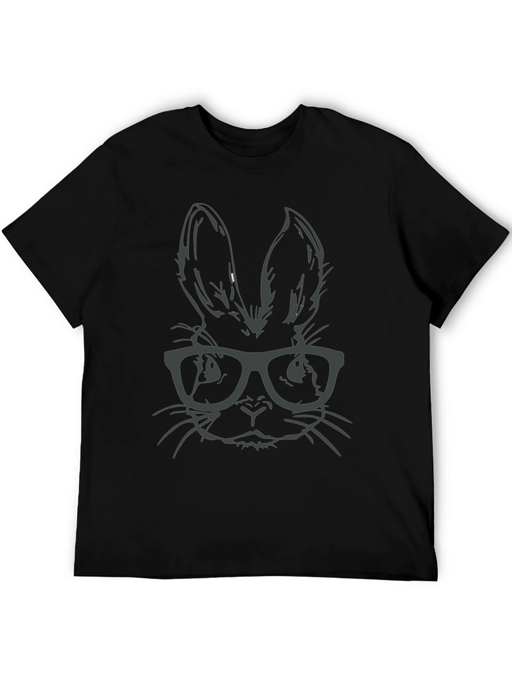 Hipster Bunny T-Shirt - Stylish Rabbit with Glasses