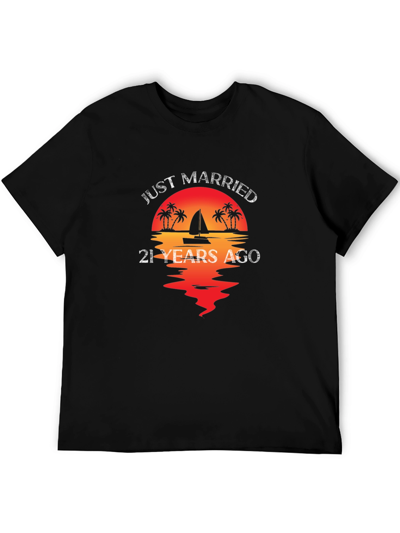 Just Married 21 Years Ago T-Shirt