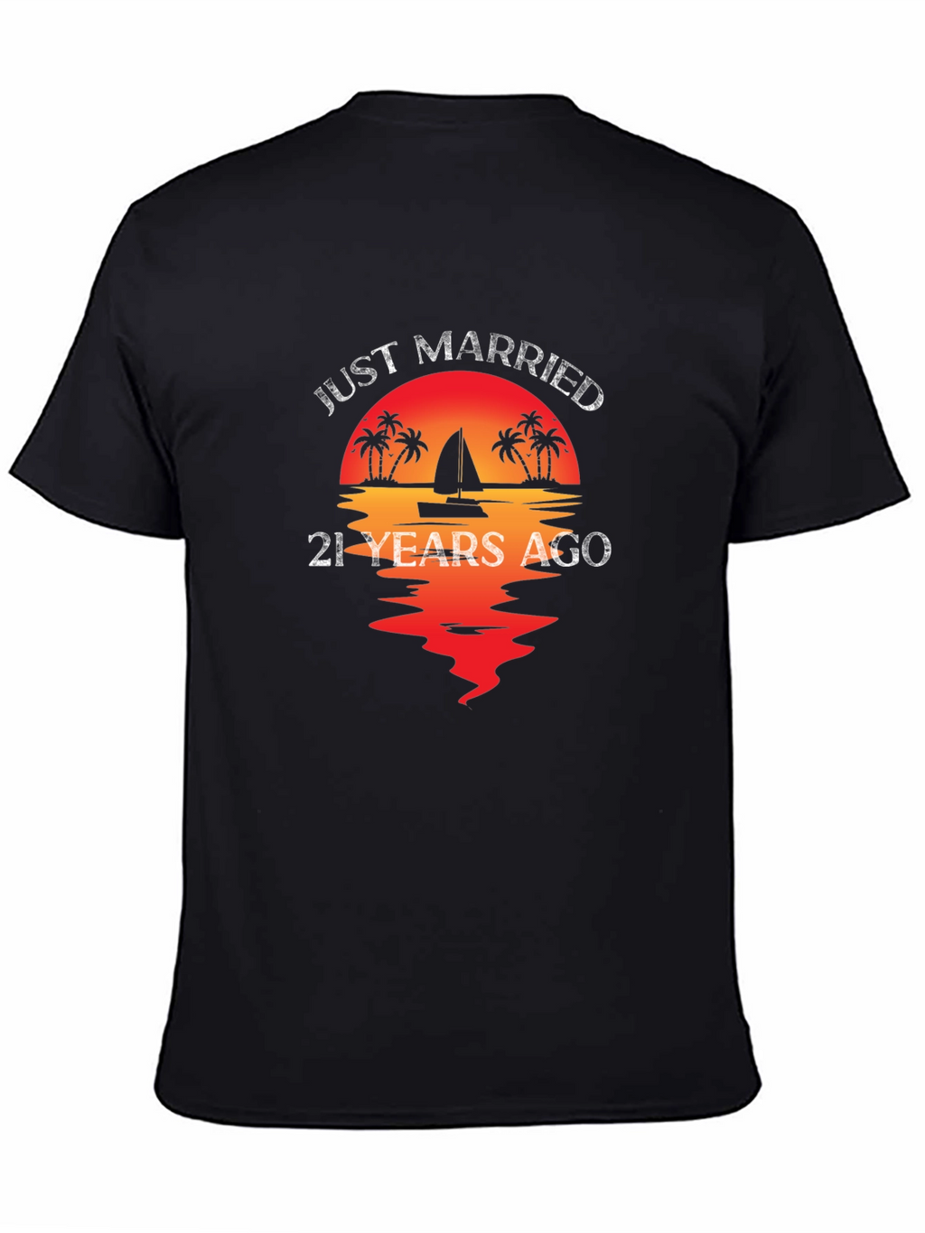 Just Married 21 Years Ago T-Shirt