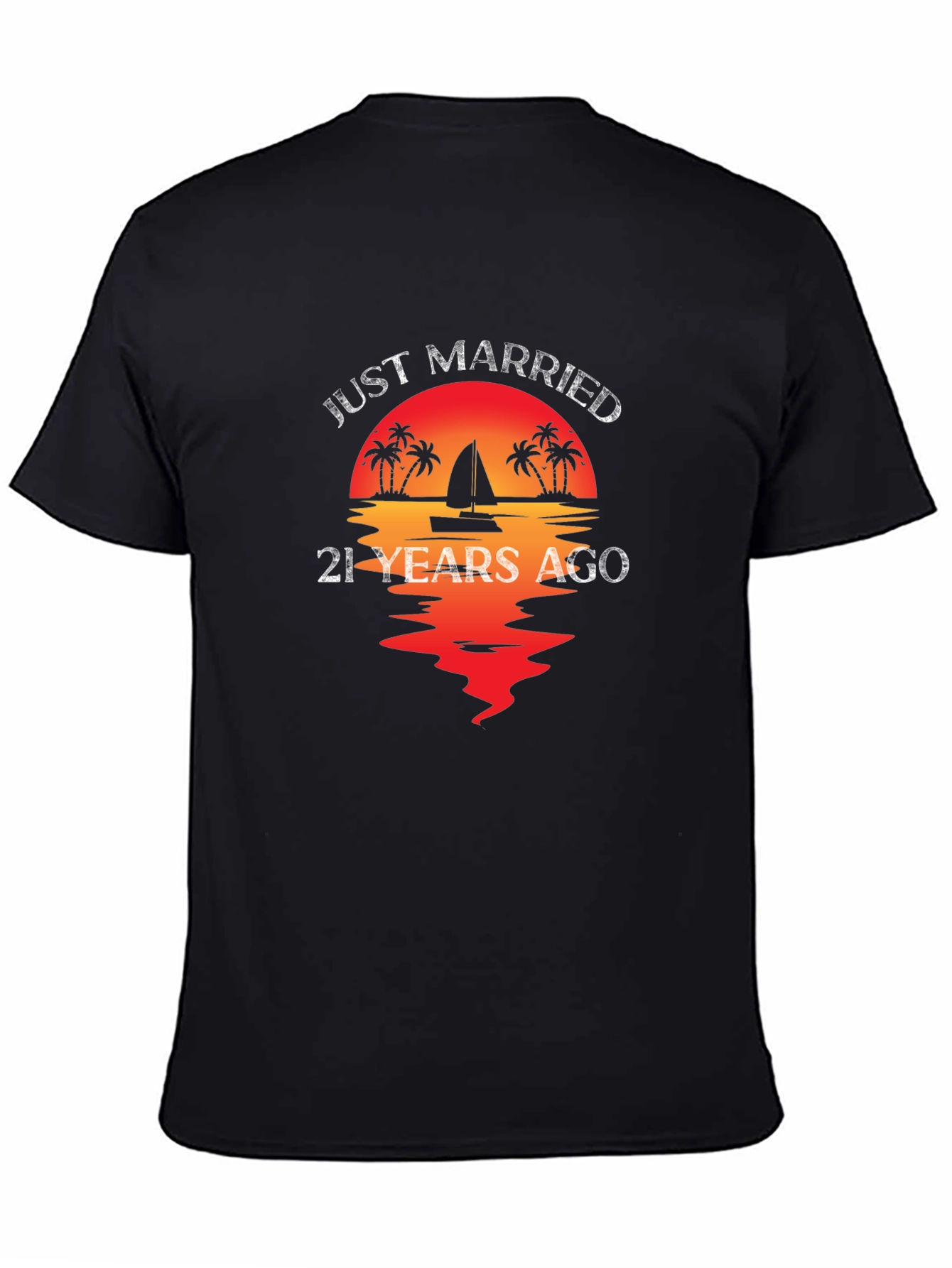 Just Married 21 Years Ago T-Shirt