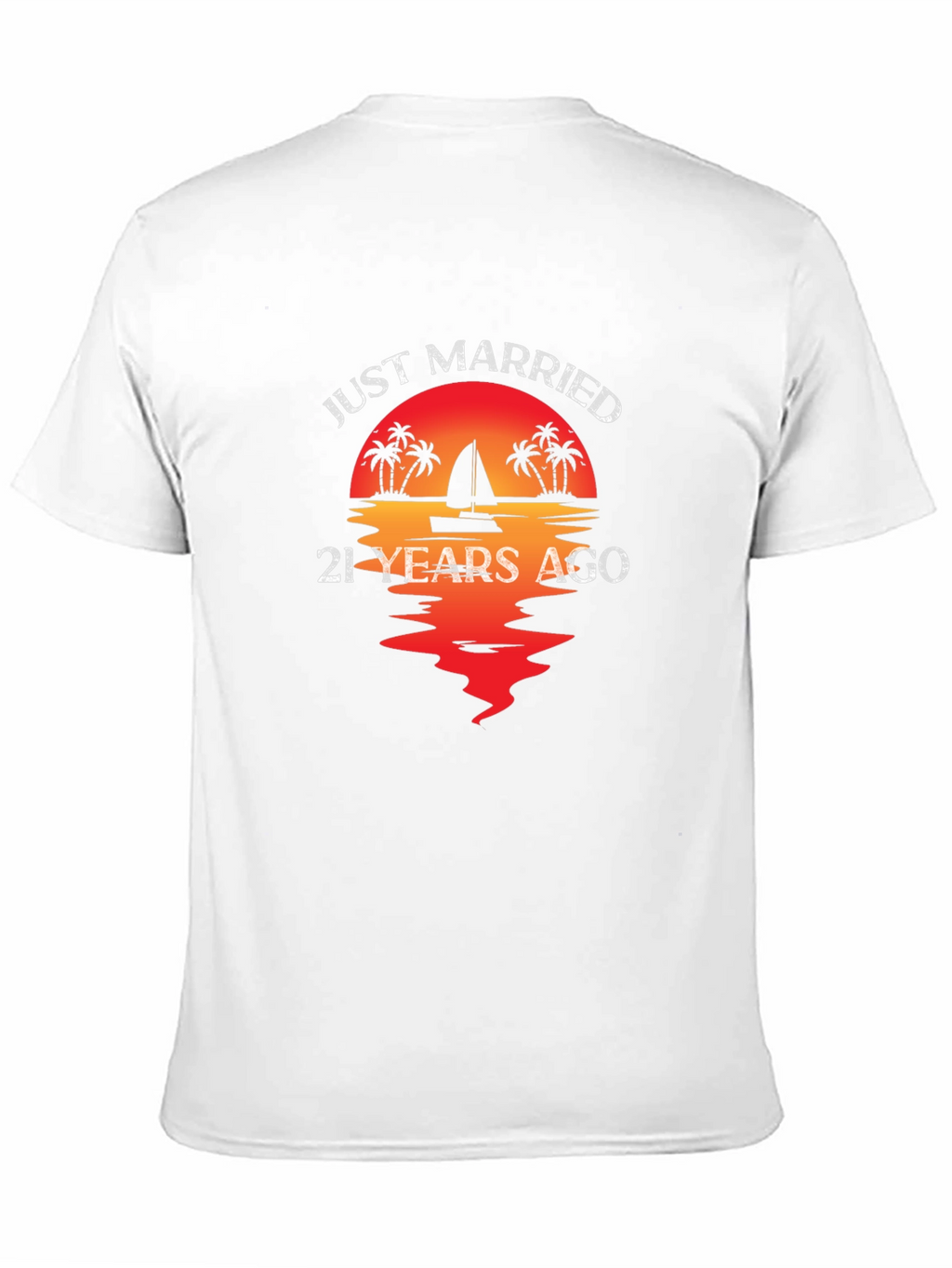 Just Married 21 Years Ago T-Shirt