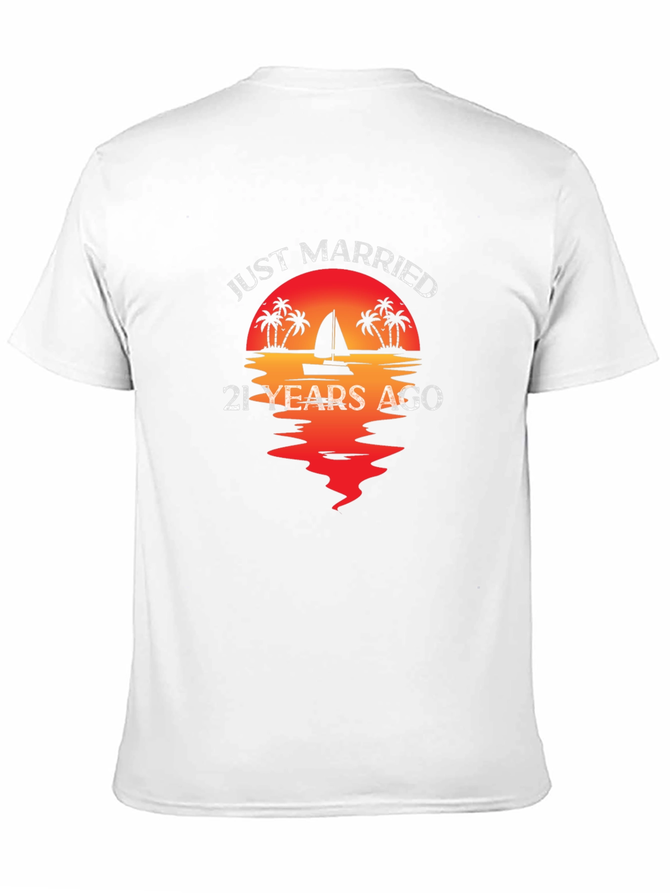 Just Married 21 Years Ago T-Shirt