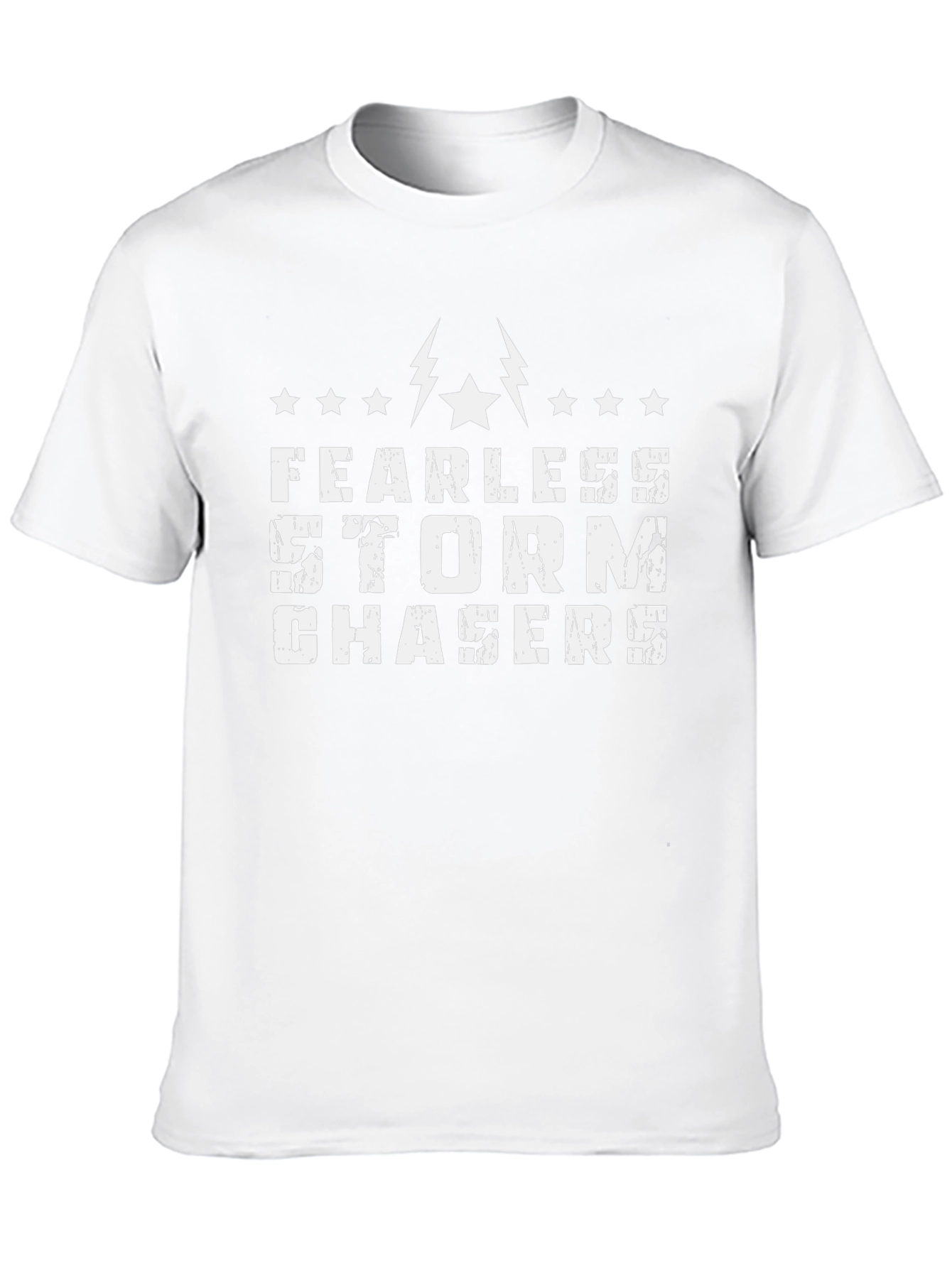 Fearless Storm Chaser Black Graphic T-Shirt