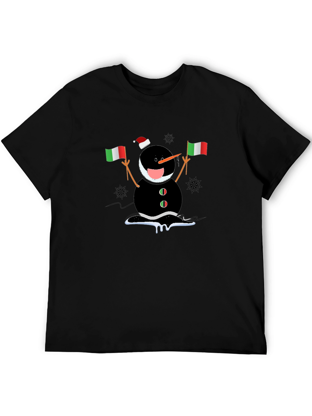 Italian Snowman Holiday T-Shirt