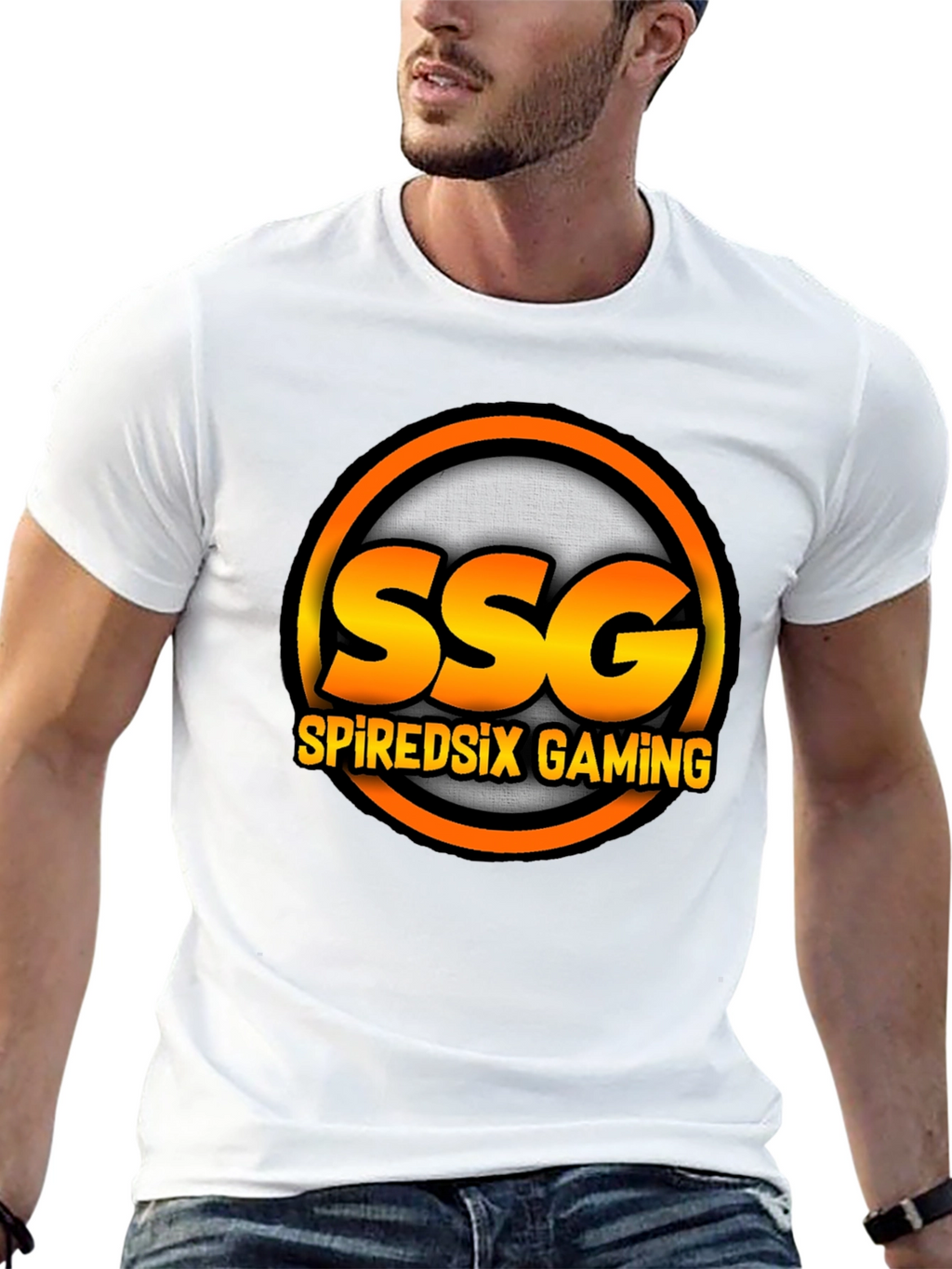 SSG SpiredSix Gaming Black T-Shirt