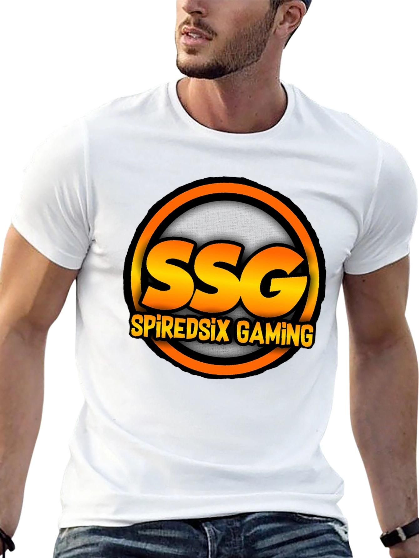 SSG SpiredSix Gaming Black T-Shirt