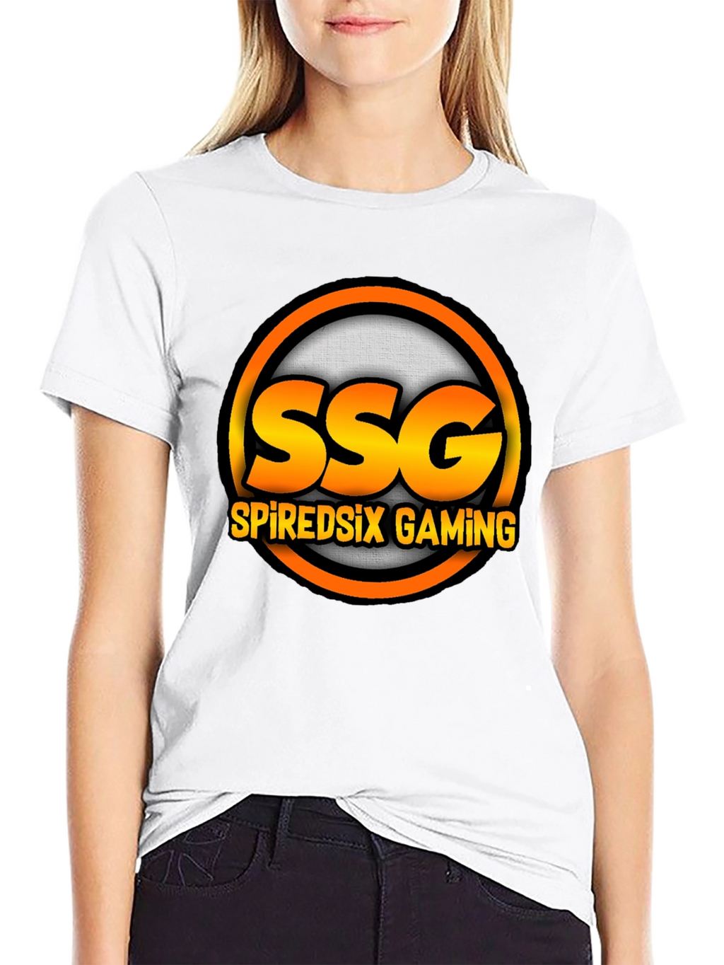 SSG SpiredSix Gaming Black T-Shirt