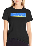 Behavior Analyst T-Shirt - Funny Why Quote Tee