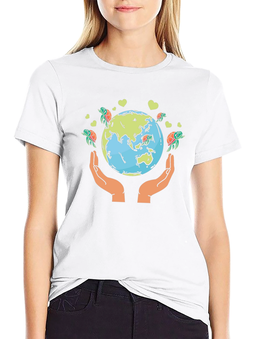 Save the Earth Turtle Graphic Tee