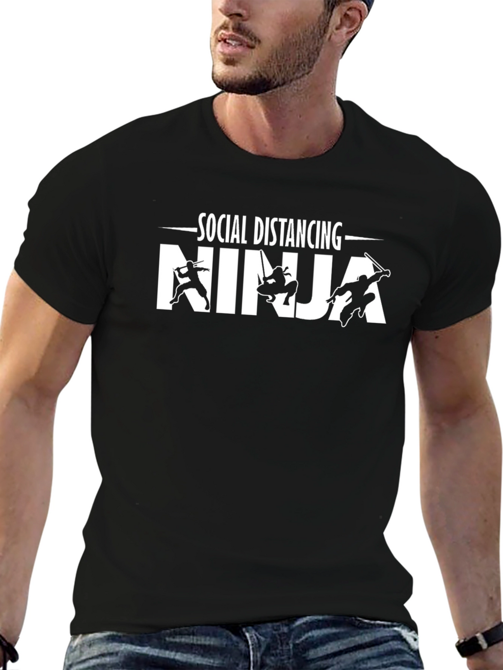 Social Distancing Ninja T-Shirt