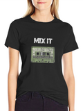 Mix It Cassette Tape Graphic T-Shirt
