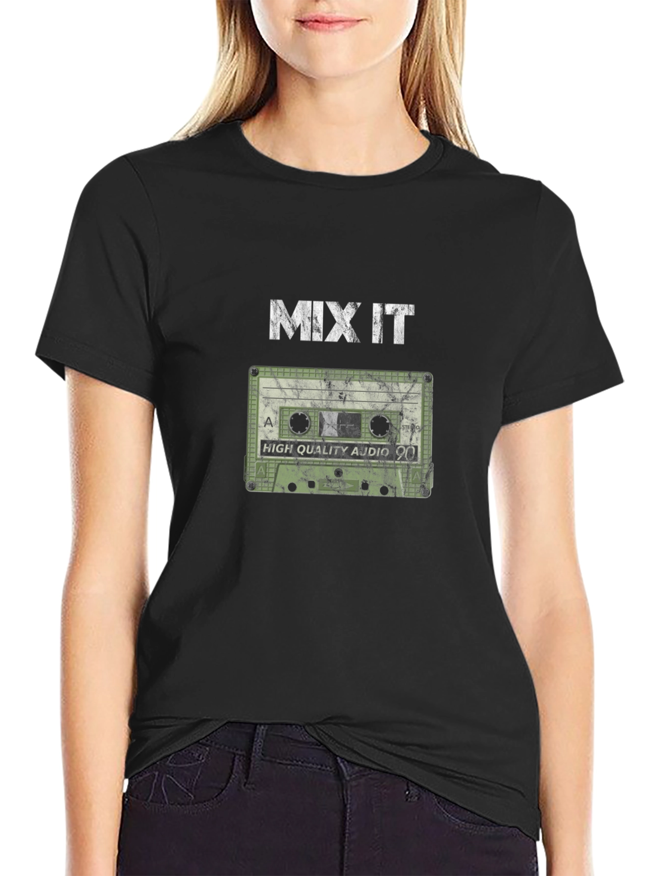 Mix It Cassette Tape Graphic T-Shirt