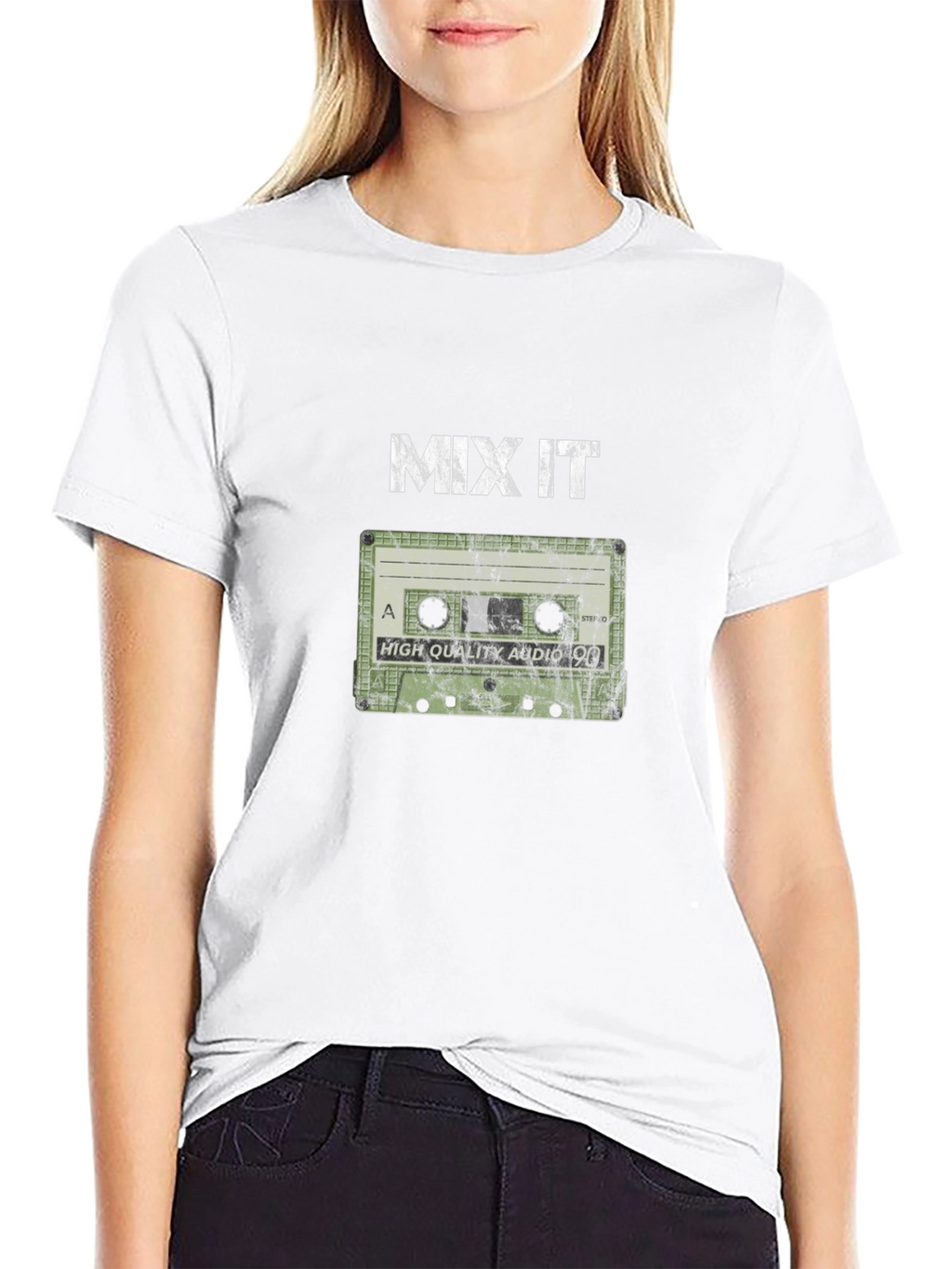 Mix It Cassette Tape Graphic T-Shirt