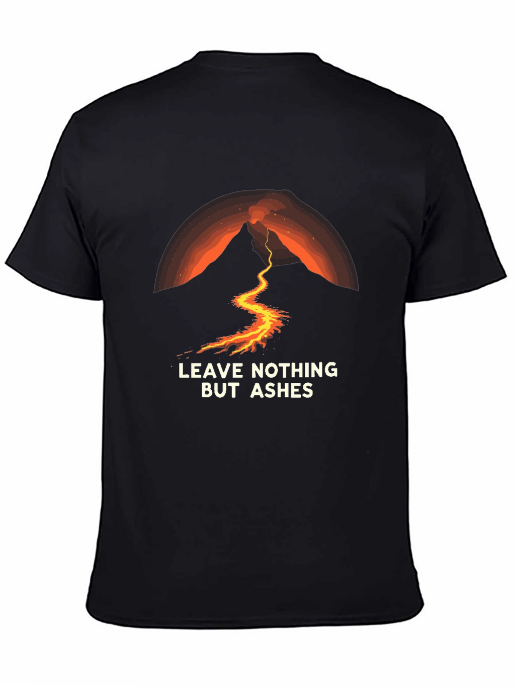 Volcano Ashes Black T-Shirt