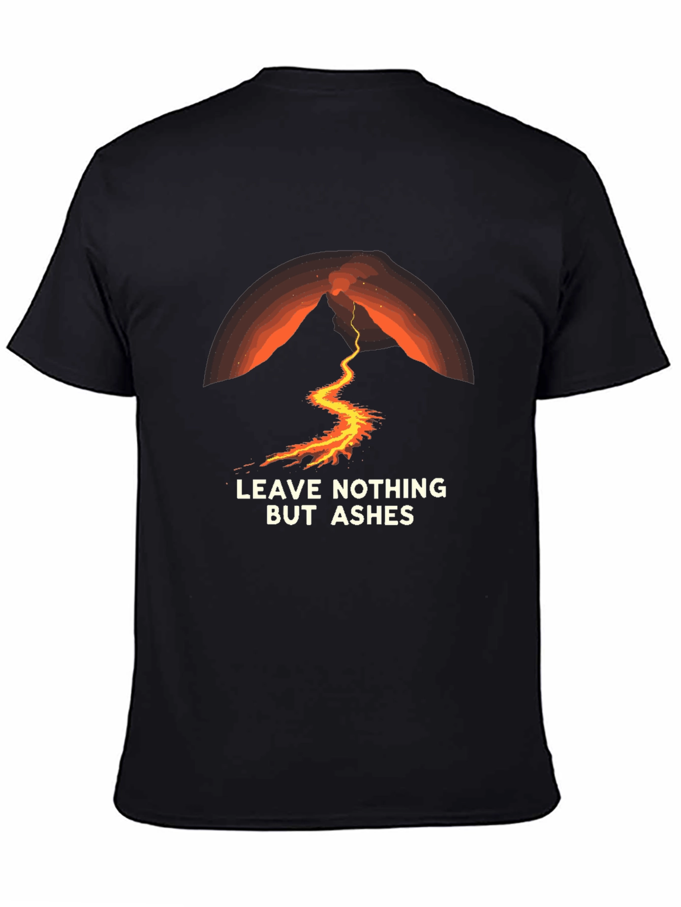 Volcano Ashes Black T-Shirt