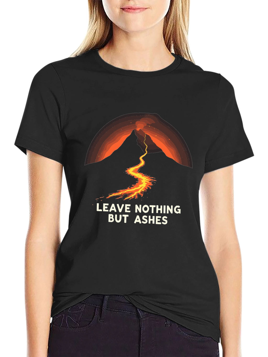Volcano Ashes Black T-Shirt