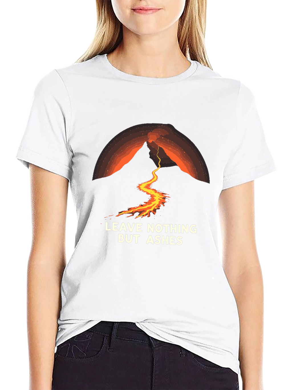 Volcano Ashes Black T-Shirt