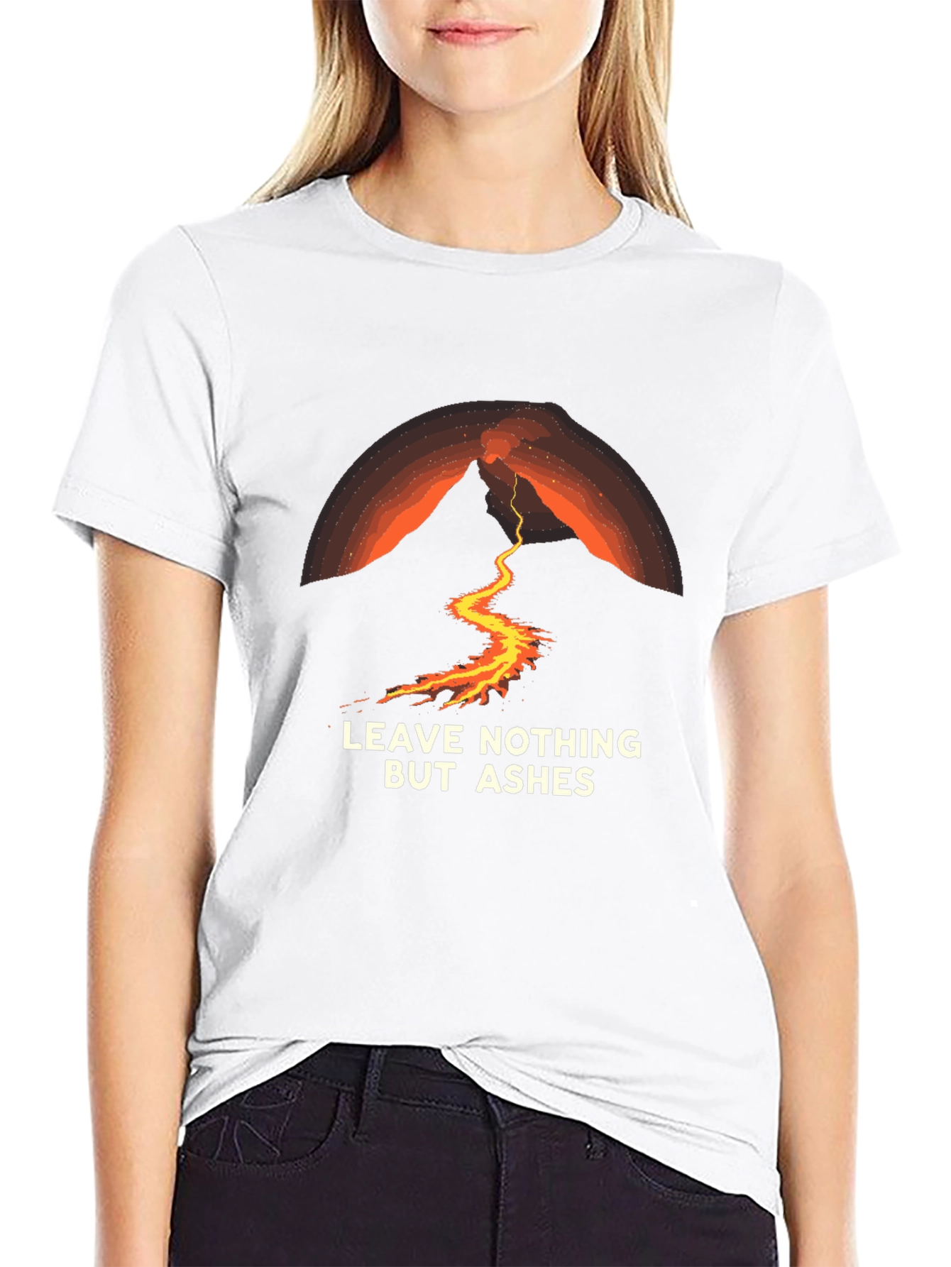 Volcano Ashes Black T-Shirt