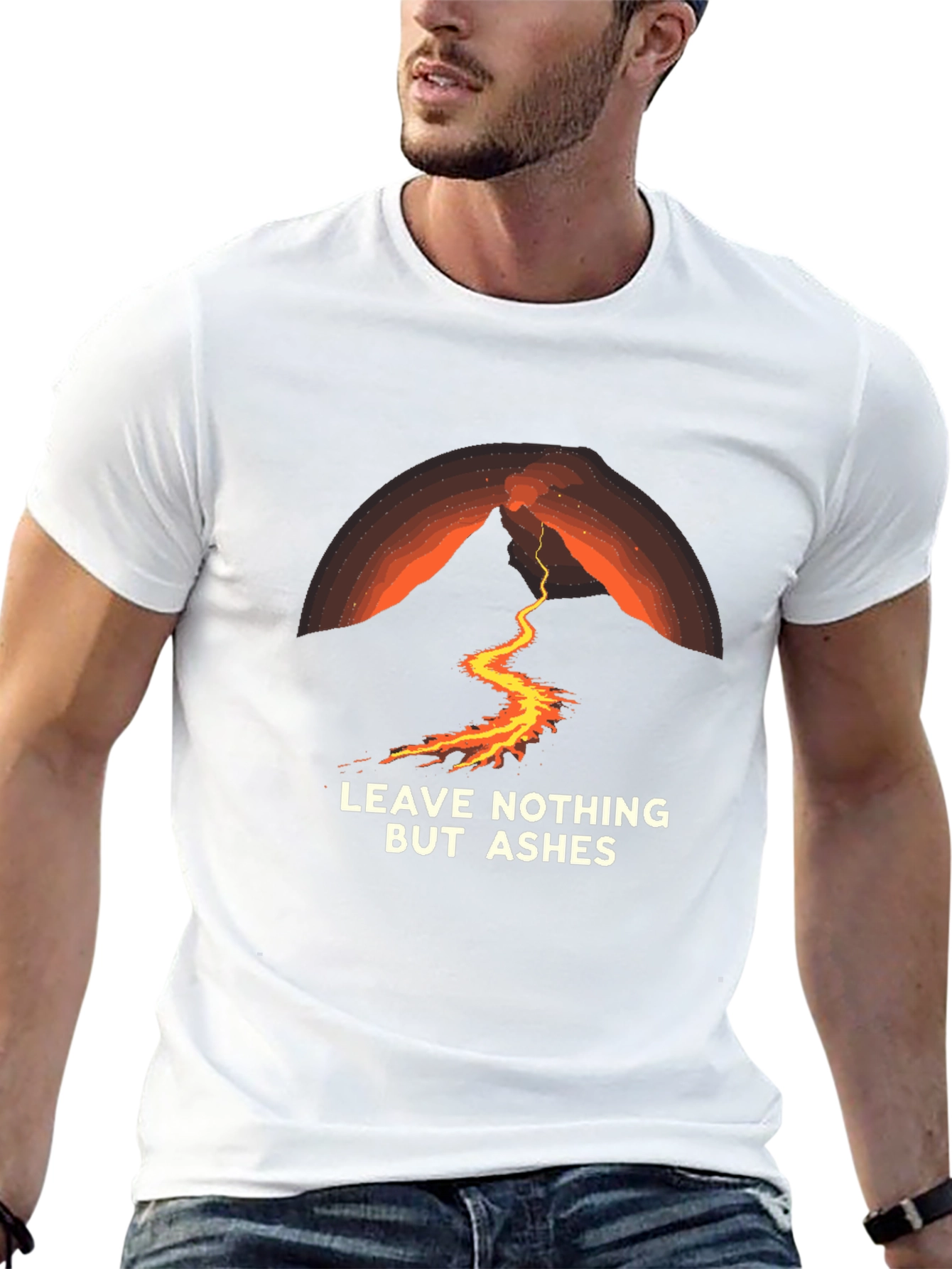 Volcano Ashes Black T-Shirt