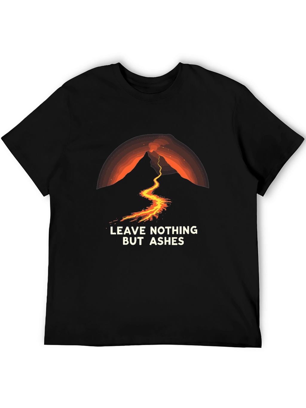 Volcano Ashes Black T-Shirt