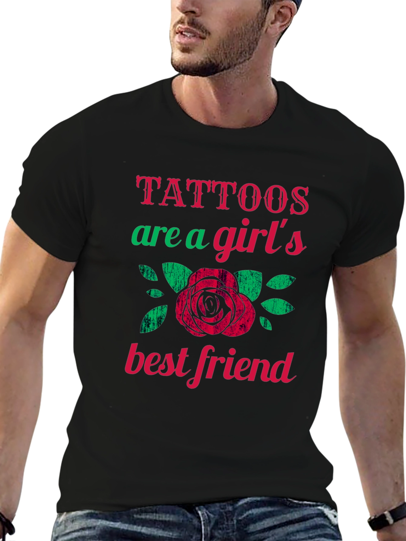 Tattoos Are a Girls Best Friend Graphic Tee