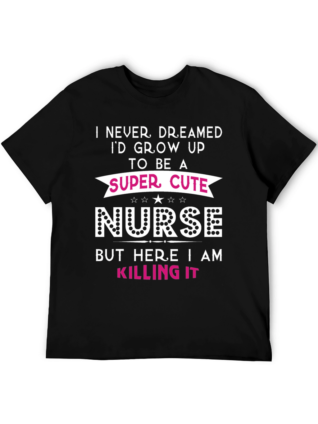 Super Cute Nurse Graphic T-Shirt