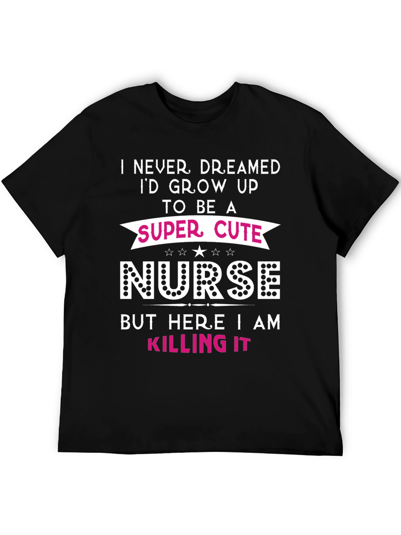 Super Cute Nurse Graphic T-Shirt