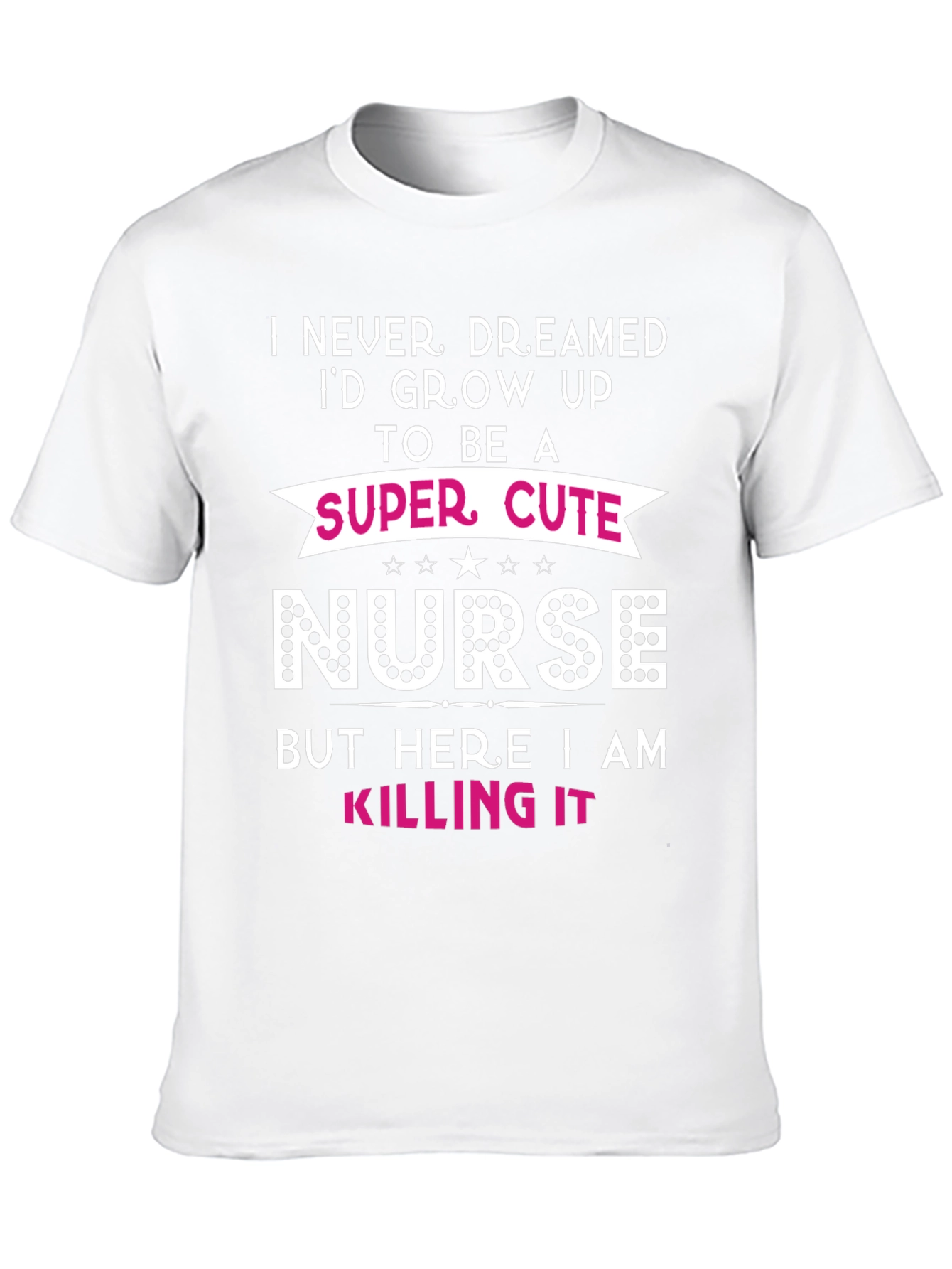 Super Cute Nurse Graphic T-Shirt